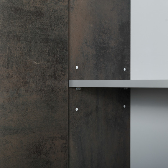 Пенал подвесной Cezares 40 см MOLVENO-1600-2A-SC-OSS, ossido фото 8