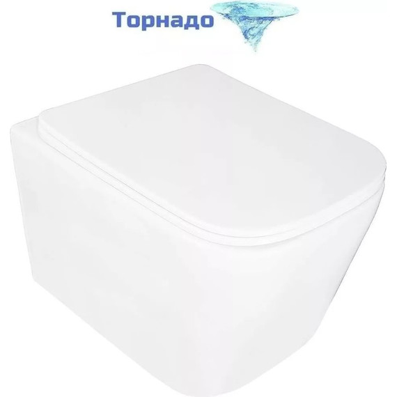 Инсталляция с подвесным унитазом комплект: Grohe Rapid SL 38772001 с подвесным безободковым унитазом Loranto Delphi 91343 сиденье микролифт, крепление, кнопка смыва хром (Система смыва торнадо) - 3 Инсталляция с подвесным унитазом комплект: Grohe Rapid SL 38772001 с подвесным безободковым унитазом Loranto Delphi 91343 сиденье микролифт, крепление, кнопка смыва хром (Система смыва торнадо) фото 3