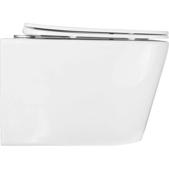 Инсталляция с подвесным унитазом комплект: Grohe Rapid SL 38772001 с подвесным безободковым унитазом Loranto Delphi 91343 сиденье микролифт, крепление, кнопка смыва хром (Система смыва торнадо) - 13 Инсталляция с подвесным унитазом комплект: Grohe Rapid SL 38772001 с подвесным безободковым унитазом Loranto Delphi 91343 сиденье микролифт, крепление, кнопка смыва хром (Система смыва торнадо) фото 13