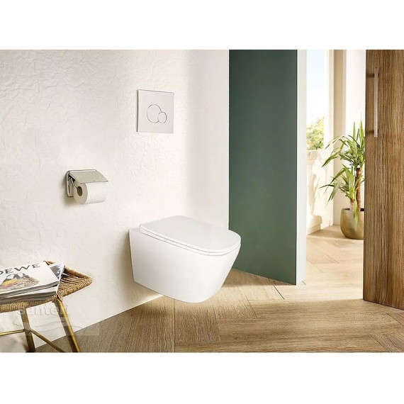 Инсталляция с подвесным унитазом комплект: Grohe Rapid SL 38772001 с подвесным безободковым унитазом Loranto Delphi 91343 сиденье микролифт, крепление, кнопка смыва хром (Система смыва торнадо) - 15 Инсталляция с подвесным унитазом комплект: Grohe Rapid SL 38772001 с подвесным безободковым унитазом Loranto Delphi 91343 сиденье микролифт, крепление, кнопка смыва хром (Система смыва торнадо) фото 15