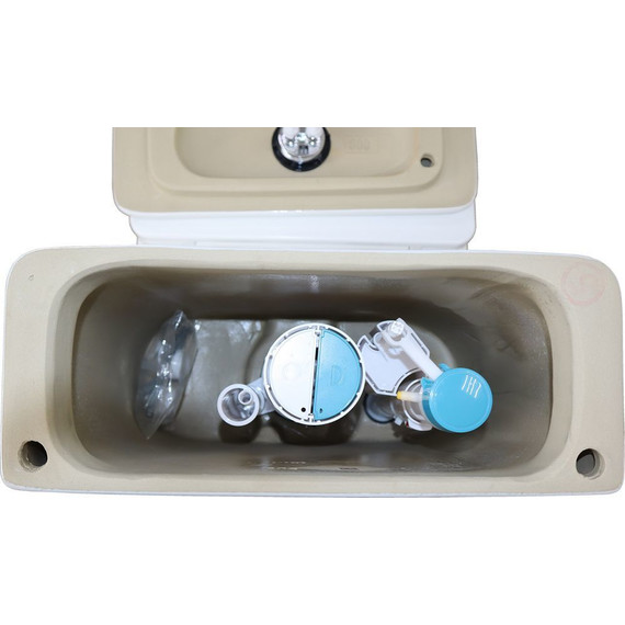 Унитаз-компакт безободковый Azario Terni AZ-8618T с крышкой микролифт (система смыва Торнадо) фото 15