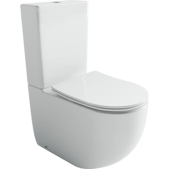 Унитаз-компакт Ceramicanova Metropol CN4001T с тонкой крышкой микролифт (система смыва Торнадо) - 2 Унитаз-компакт Ceramicanova Metropol CN4001T с тонкой крышкой микролифт (система смыва Торнадо) фото 2