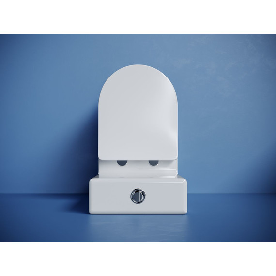 Унитаз-компакт Ceramicanova Metropol CN4001T с тонкой крышкой микролифт (система смыва Торнадо) - 4 Унитаз-компакт Ceramicanova Metropol CN4001T с тонкой крышкой микролифт (система смыва Торнадо) фото 4