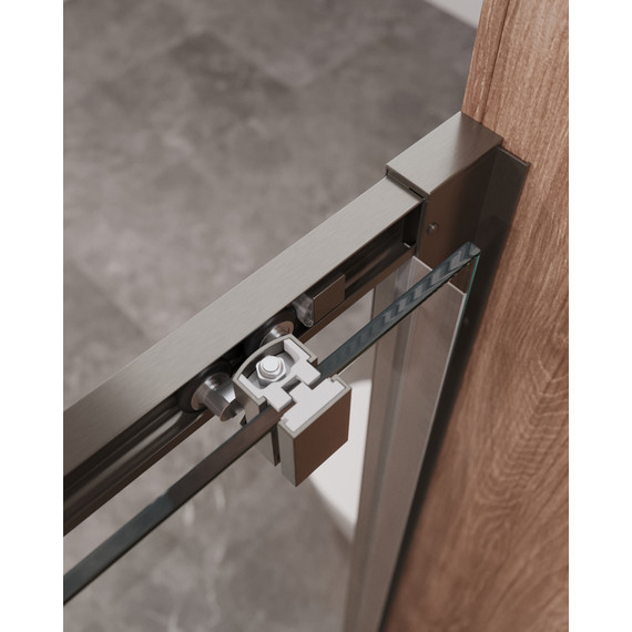 Душевая дверь Cezares 150 см MOLVENO-BF-1-150-C-GM-IV, оружейная сталь/прозрачное - 4 Душевая дверь Cezares 150 см MOLVENO-BF-1-150-C-GM-IV, оружейная сталь/прозрачное фото 4