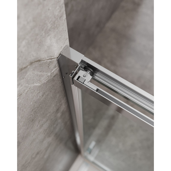 Душевое ограждение Cezares 90x80 см MOLVENO-AHF-31-90/80-C-CR-IV, хром/прозрачное фото 6