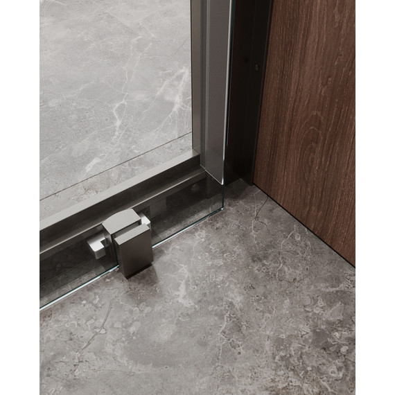 Душевая дверь Cezares 150 см MOLVENO-BF-1-150-C-GM-IV, оружейная сталь/прозрачное - 5 Душевая дверь Cezares 150 см MOLVENO-BF-1-150-C-GM-IV, оружейная сталь/прозрачное фото 5