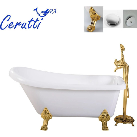 Ванна отдельностоящая Parly Vito 150G 155x74 см фото 2