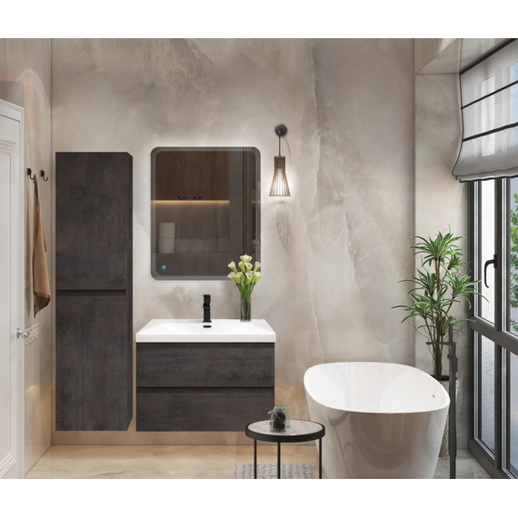 Пенал подвесной Cezares 40 см MOLVENO-1600-2A-SC-OSS, ossido фото 2