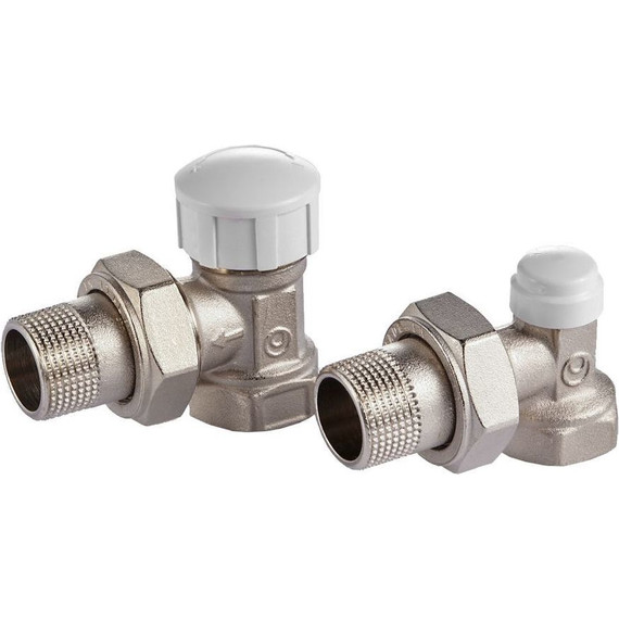 Вентиль термостатический угловой Royal Thermo 1/2" М30х1,5 фото 2