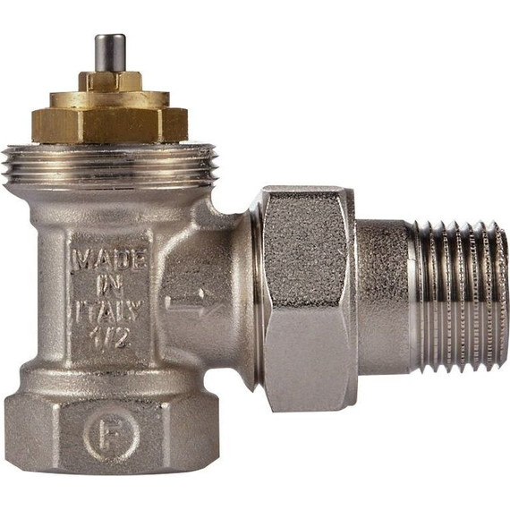 Вентиль термостатический угловой Royal Thermo 1/2" М30х1,5 фото 6