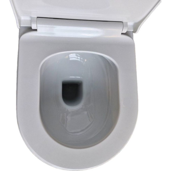 Унитаз подвесной безободковый Aquatek Поларис AQ0700-01 с тонкой крышкой микролифт - 5 Унитаз подвесной безободковый Aquatek Поларис AQ0700-01 с тонкой крышкой микролифт фото 5