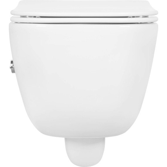 Унитаз-биде подвесной безободковый Aquatek Дива AQ2012B-00 с крышкой микролифт фото 6