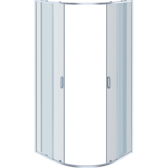 Душевое ограждение Aquatek 80x80 см AQ ARI RO 08020CH, хром/прозрачное фото 2