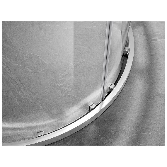 Душевое ограждение Aquatek 80x80 см AQ ARI RO 08020CH, хром/прозрачное фото 9