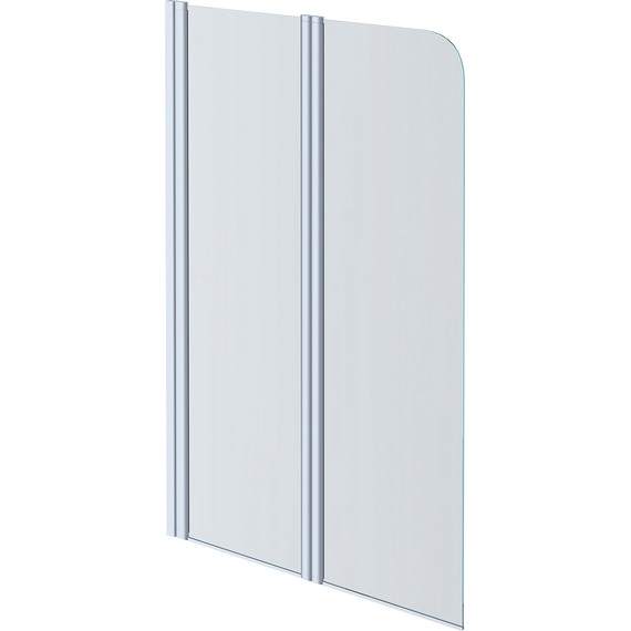 Шторка для ванны Aquatek Дельта 100x150 см AQ DEL SBA 10015CH хром/прозрачное фото 