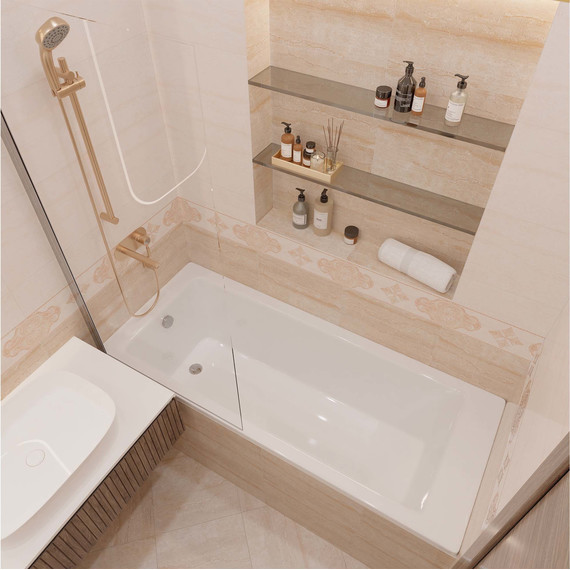 Ванна акриловая Aquatek Калибри 170x70 см KL170-0000001, Размер - мм: 1700х700 фото 8