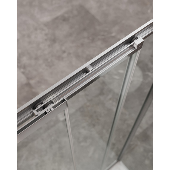 Душевая дверь Cezares 100 см MOLVENO-BF-3-100-C-Cr-IV, хром/прозрачное - 4 Душевая дверь Cezares 100 см MOLVENO-BF-3-100-C-Cr-IV, хром/прозрачное фото 4