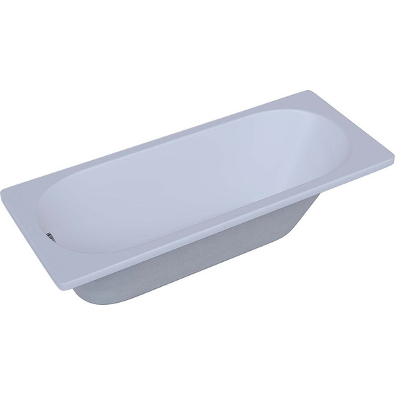 Ванна акриловая Aquatek Оберон 150x70 см OBR150-0000007 (в комплекте: каркас, панель, сифон) слив справа фото 2