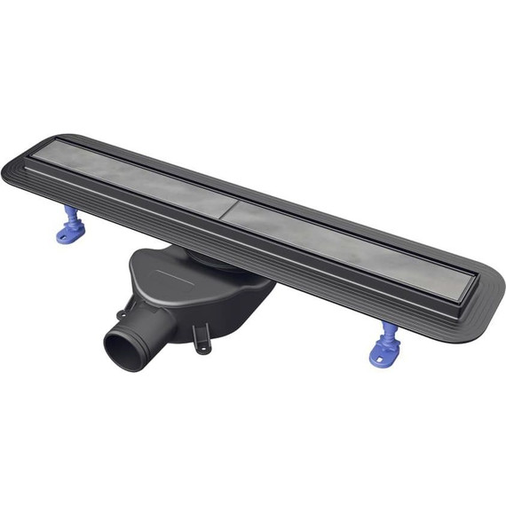 Трап Royal Thermo Compact Line Basic 60 см RT_1583526 (под плитку), Цвет производителя: чёрный, Размер трапа: 600 фото 
