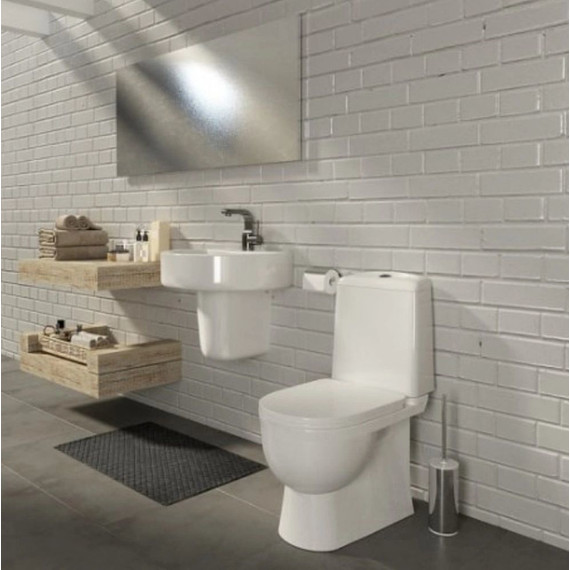 Унитаз-компакт Sanita Luxe Best WC.CC/Best/2-P/WHT.G/S1 с крышкой - 2 Унитаз-компакт Sanita Luxe Best WC.CC/Best/2-P/WHT.G/S1 с крышкой фото 2