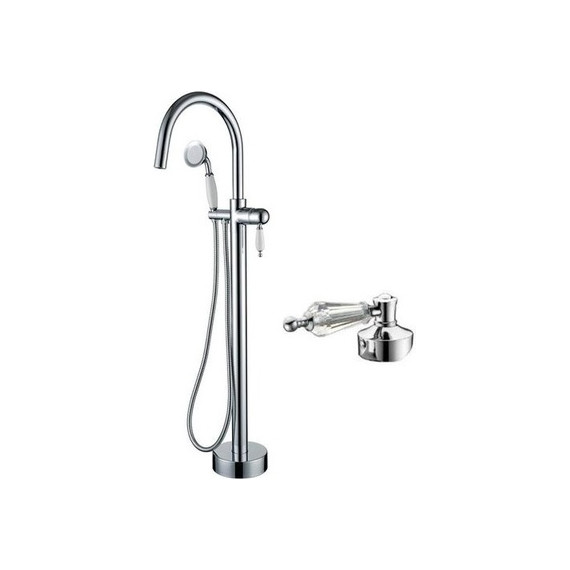 Смеситель для ванны Boheme Brillante 269-SW, chrome/Swarovski фото 