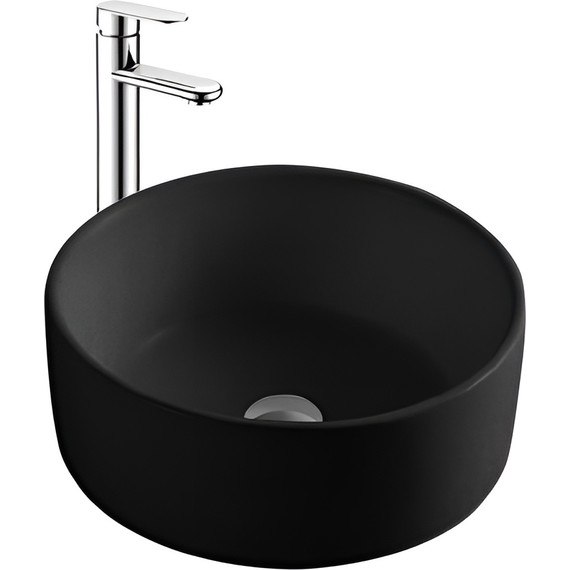 Раковина-чаша Aquatek 40 см AQ5118-MB, чёрный матовый фото 
