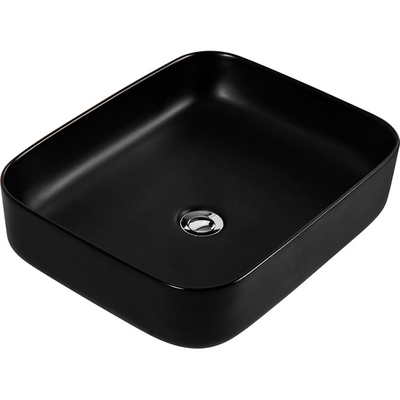 Раковина-чаша Aquatek Вега 50 см AQ5515-MB, чёрный матовый фото 2