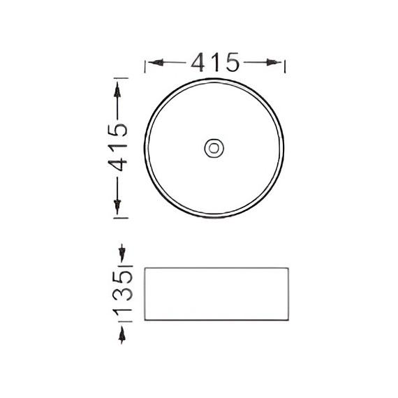 Раковина-чаша Aquatek Европа 41 см AQ5558-MW, белый матовый - 3 Раковина-чаша Aquatek Европа 41 см AQ5558-MW, белый матовый фото 3