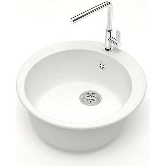 Кухонная мойка Azario Vital CS00078342, белый фото 2