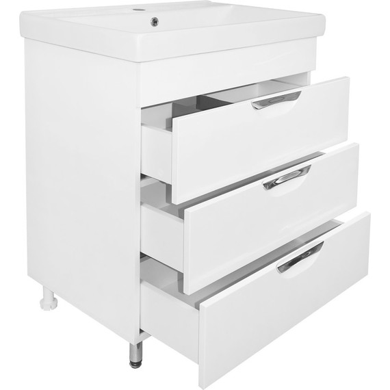 Тумба напольная с раковиной Azario Стиль 70/3 Н Соло 70 см CS00092805 фото 4