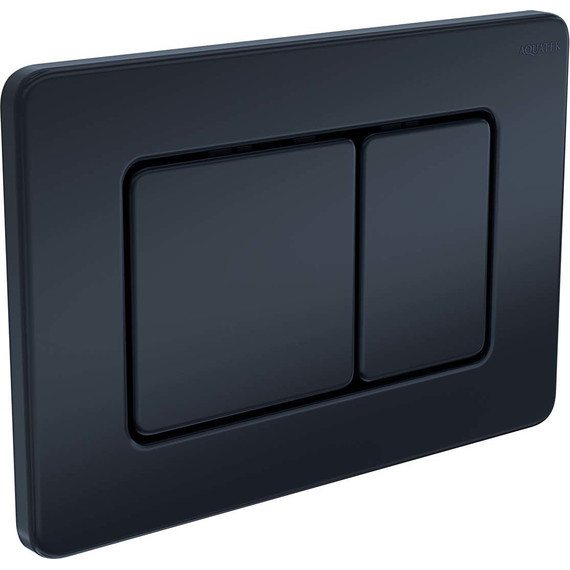 Кнопка смыва Aquatek KDI-0000040, (нержавеющая сталь) чёрный матовый фото 2