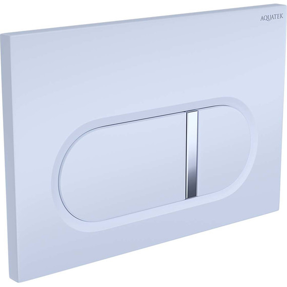 Кнопка смыва Aquatek KDI-0000042, белый фото 2