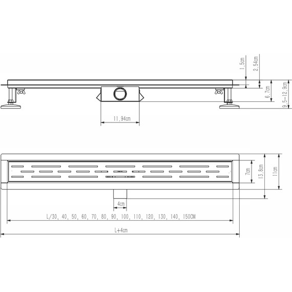 Трап Azario 40 см AZT2FT01400 фото 7