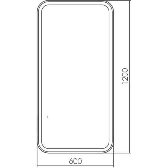 Зеркало Azario Мальта 60 см LED-00002936 фото 18