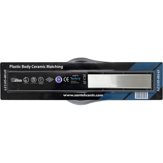 Трап Azario 45 см AZ1105-00145 (под плитку) фото 4