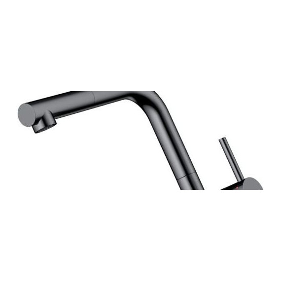 Смеситель для кухни Omoikiri Takamatsu-S GM 4994564, вороненая сталь фото 2