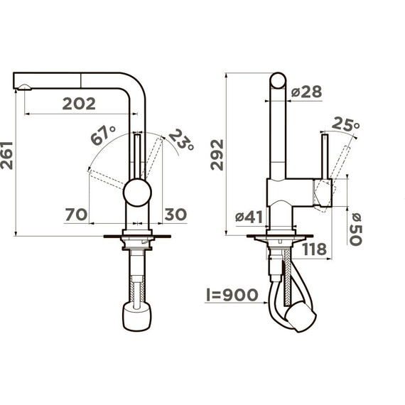 Смеситель для кухни Omoikiri Akashi-S WH 4994572, белый фото 4