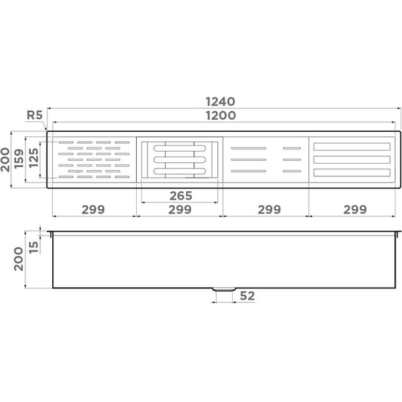 Встраиваемая сушилка для посуды Omoikiri DRY-01 GM 4999108 (без модулей) светлое золото фото 2