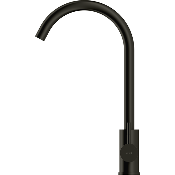 Смеситель для кухни Cersanit Como A68243, чёрный фото 6