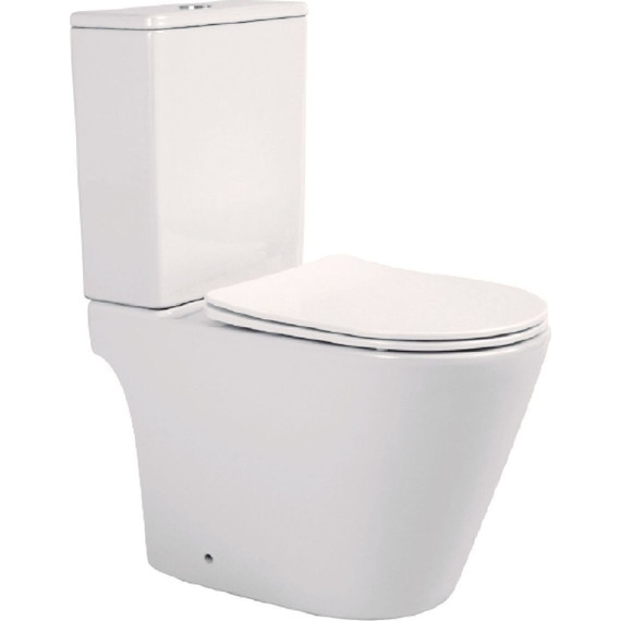 Унитаз-компакт Aquatek Вега AQ2904T-00 с тонкой крышкой микролифт (система смыва Торандо) фото 2