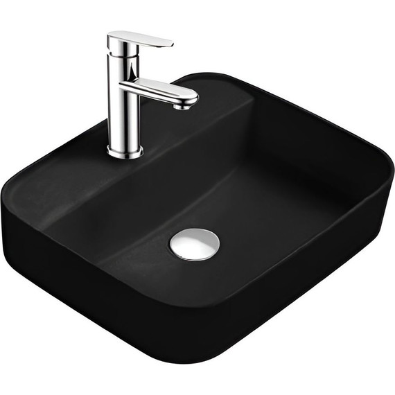 Раковина-чаша Aquatek Вега 50 см AQ5506-MB, чёрный матовый фото 