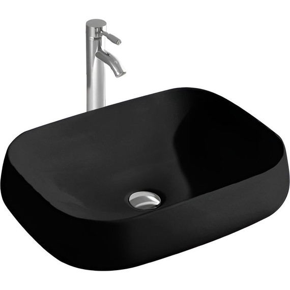 Раковина-чаша Aquatek 56 см AQ5526-MB, чёрный матовый фото 