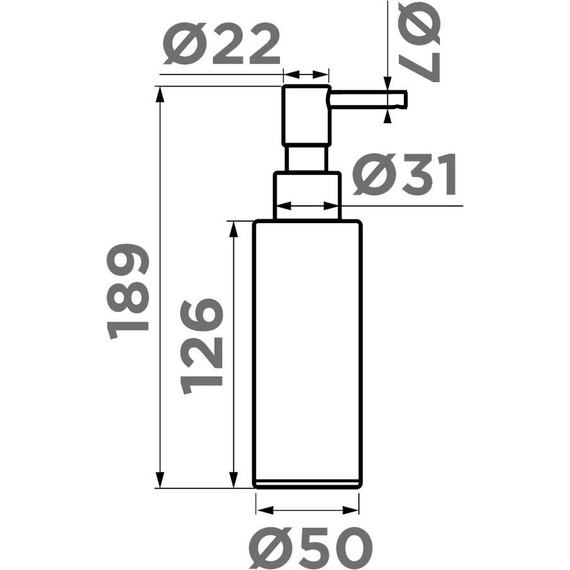 Дозатор для жидкого мыла Omoikiri OM-06 LG 4995094 фото 2
