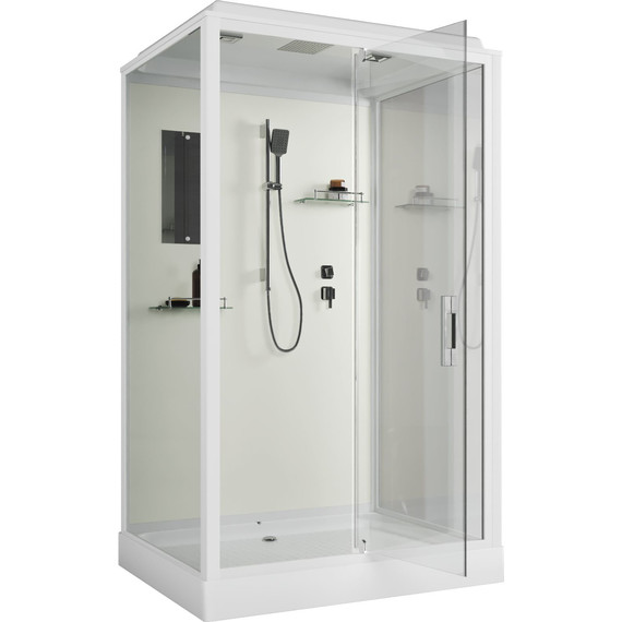 Душевая кабина Niagara Standart 120x90 см ST120/90/15Q, белый/прозрачное - 9 Душевая кабина Niagara Standart 120x90 см ST120/90/15Q, белый/прозрачное фото 9