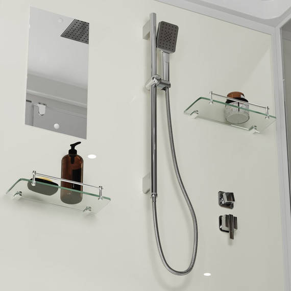 Душевая кабина Niagara Standart 120x90 см ST120/90/15Q, белый/прозрачное - 6 Душевая кабина Niagara Standart 120x90 см ST120/90/15Q, белый/прозрачное фото 6