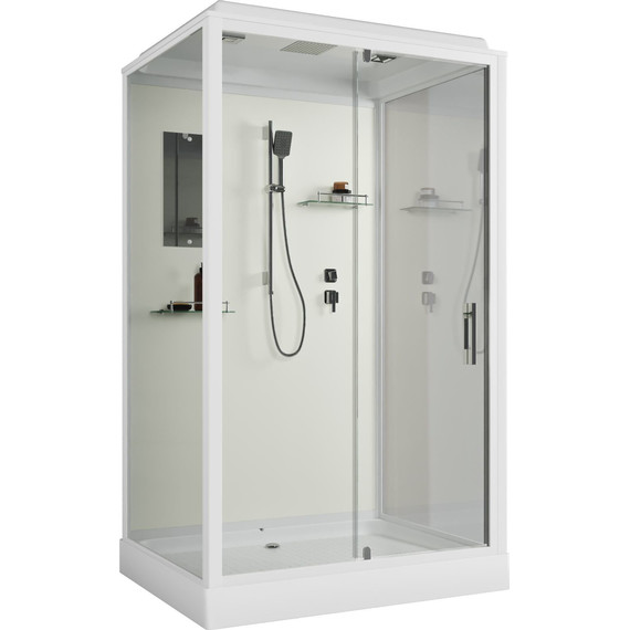 Душевая кабина Niagara Standart 120x90 см ST120/90/15Q, белый/прозрачное - 8 Душевая кабина Niagara Standart 120x90 см ST120/90/15Q, белый/прозрачное фото 8