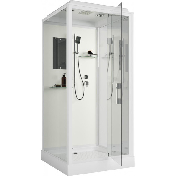 Душевая кабина Niagara Standart 80x80 см ST80/15Q, белый/прозрачное фото 9