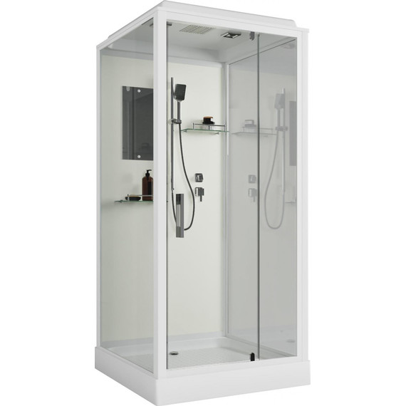 Душевая кабина Niagara Standart 80x80 см ST80/15Q, белый/прозрачное фото 8