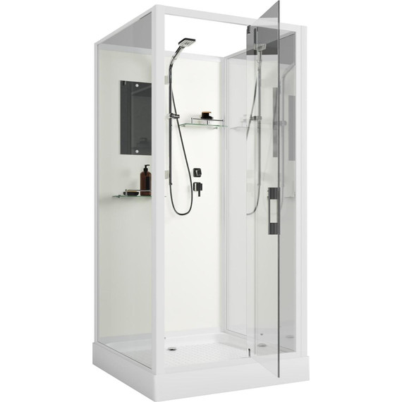 Душевая кабина Niagara Standart 90x90 см ST90/15Q/BK, белый/прозрачное - 9 Душевая кабина Niagara Standart 90x90 см ST90/15Q/BK, белый/прозрачное фото 9