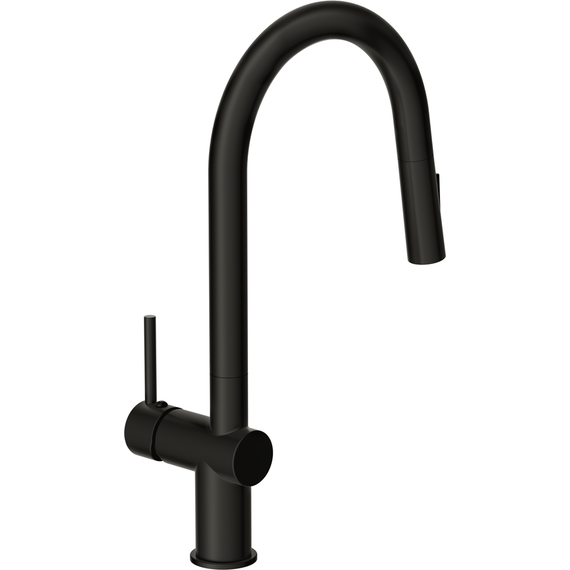 Смеситель для кухни Cersanit Brasko A68225, чёрный фото 5